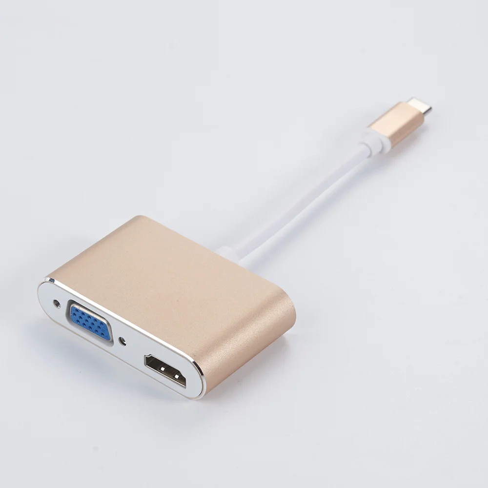 2020 Popular Aluminium Shell Multifunction 4K 1080P TYPE C TO VAG adapter for Computer and Mobile Phone - ANKUX.COM