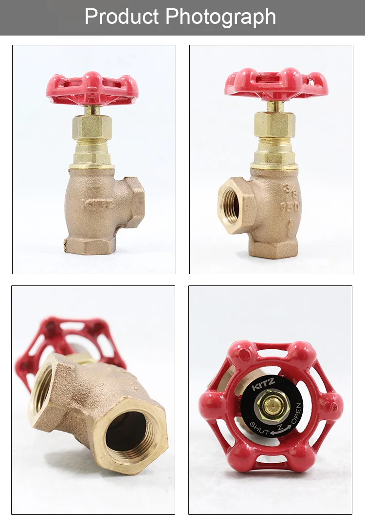 Wholesale Japan Kitz Class 150 Cast Bronze Globe Valve Angle Valve ...