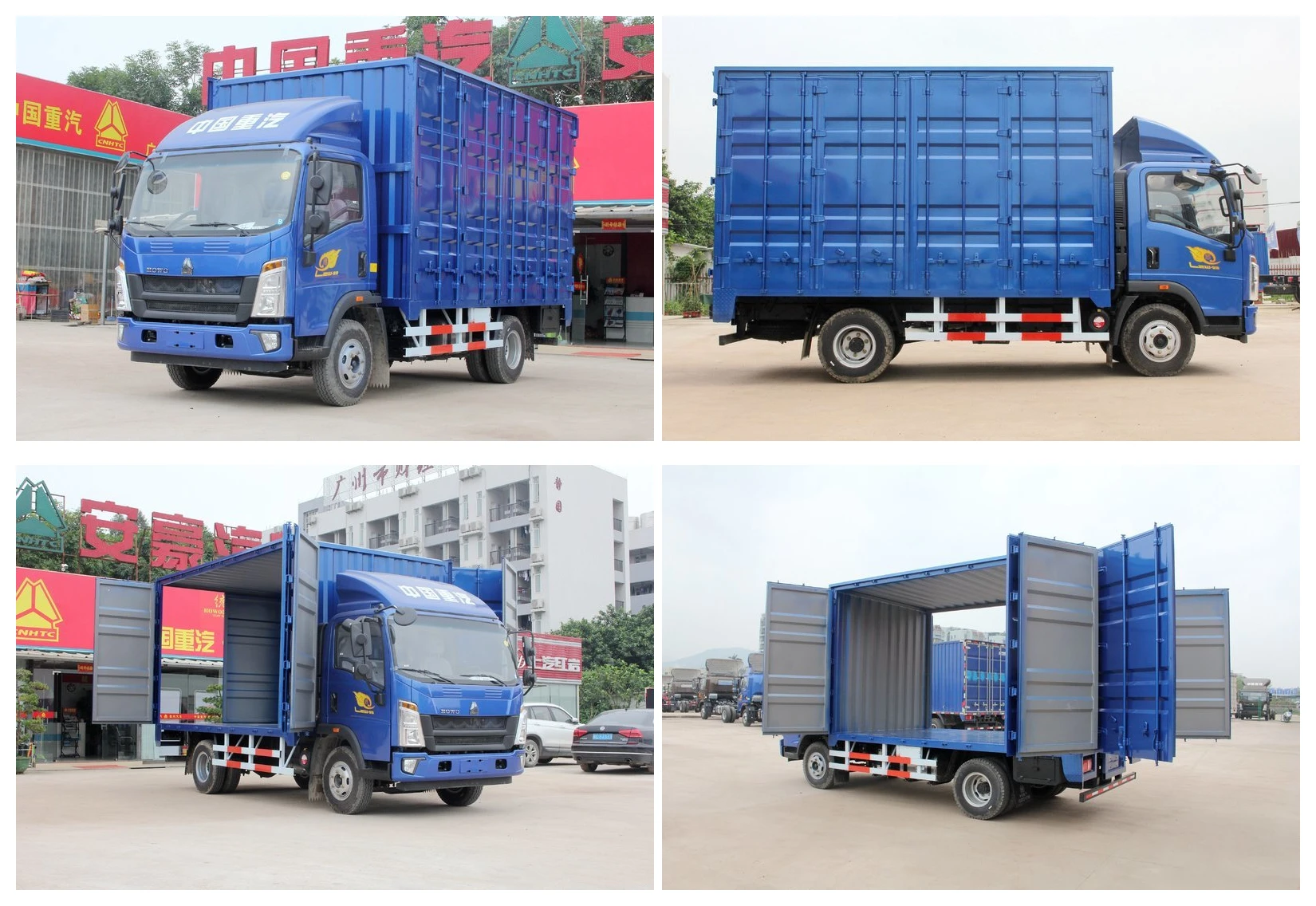 Sinotruk Howo 4*2 5 ton 8ton 9ton Stake Cargo van Light Dump Truck