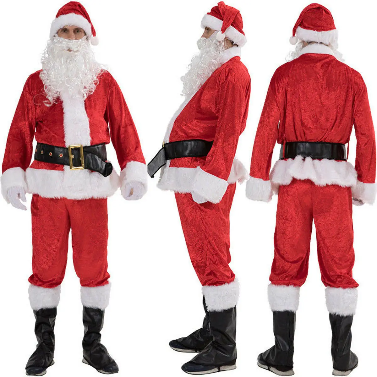
New Year Santa Claus boys christmas clothes gifts wholesale christmas costume 