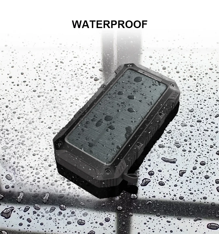 Factory fast QC3.0 Qi wireless charger 20000mah solar power bank 25000mah 3 usb ports solar Portable Power Bank - ANKUX.COM