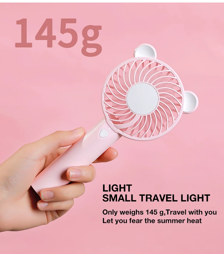 Wholesale Price Small Portable Battery Operated Mini Fan Rechargeable