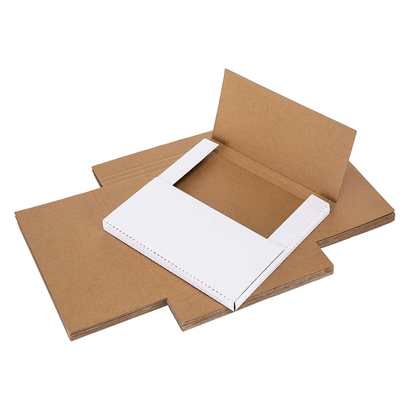 Custom Eco Friendly Album Mailing Corrugated Cardboard Boxes Vinyl