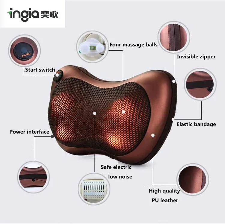 Electric Massage Pillow Neck Shoulder Back Massager Pillow Buy