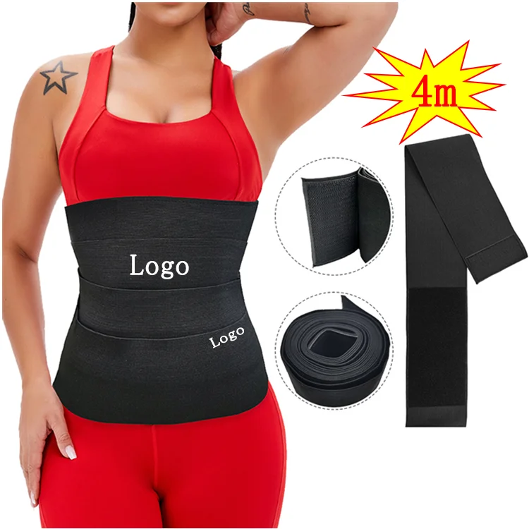 Women Snatch Me Up Bandage Tummy Wrap Looper Waist Trainer Invisible Plus Size Trimmer Belt 