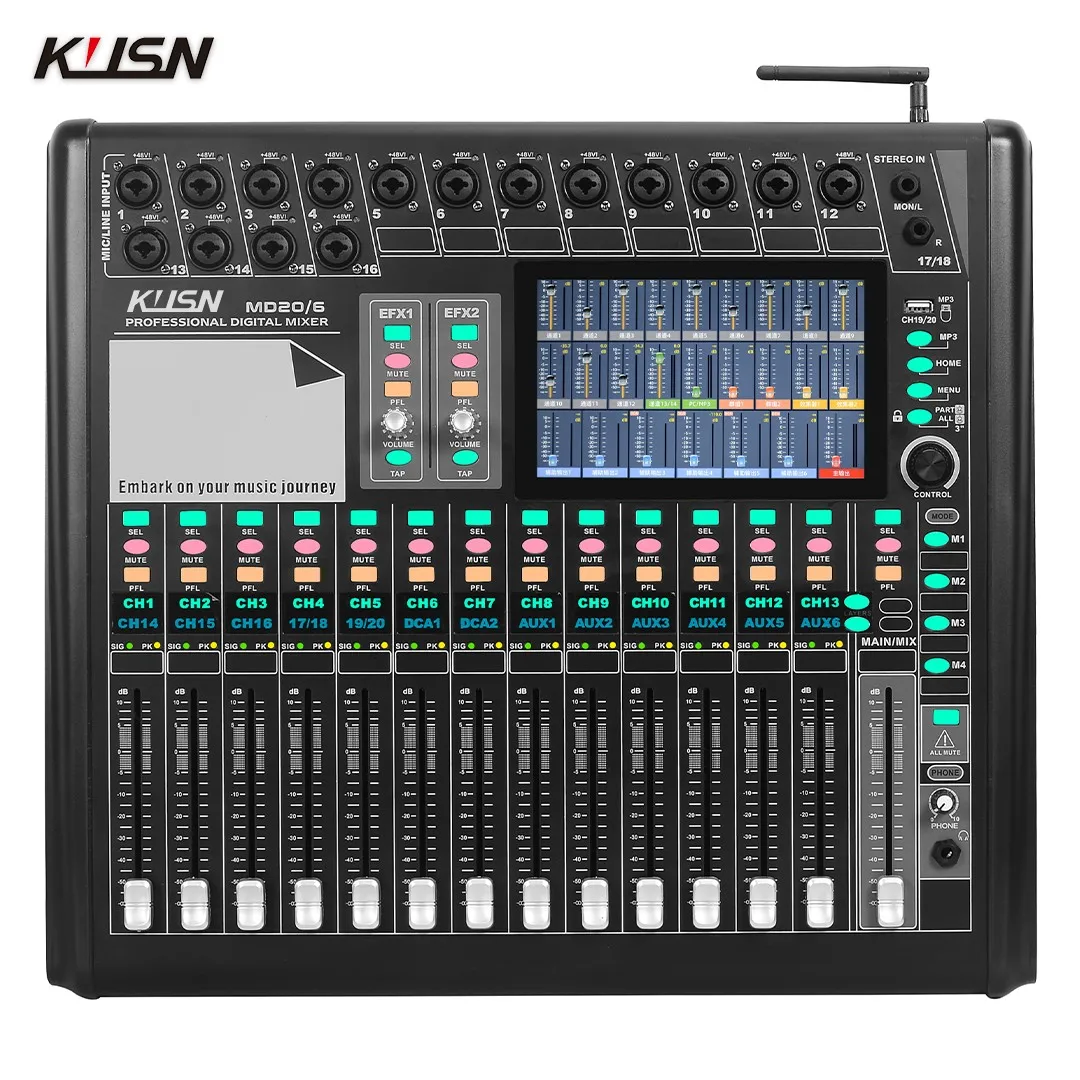 16 channel professional digital mixer