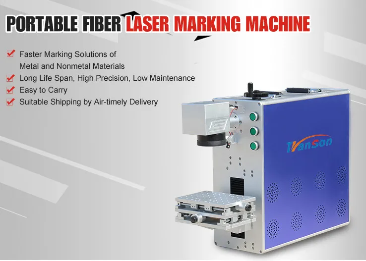 30W  Raycus Fiber laser Marking Machine Portable Type
