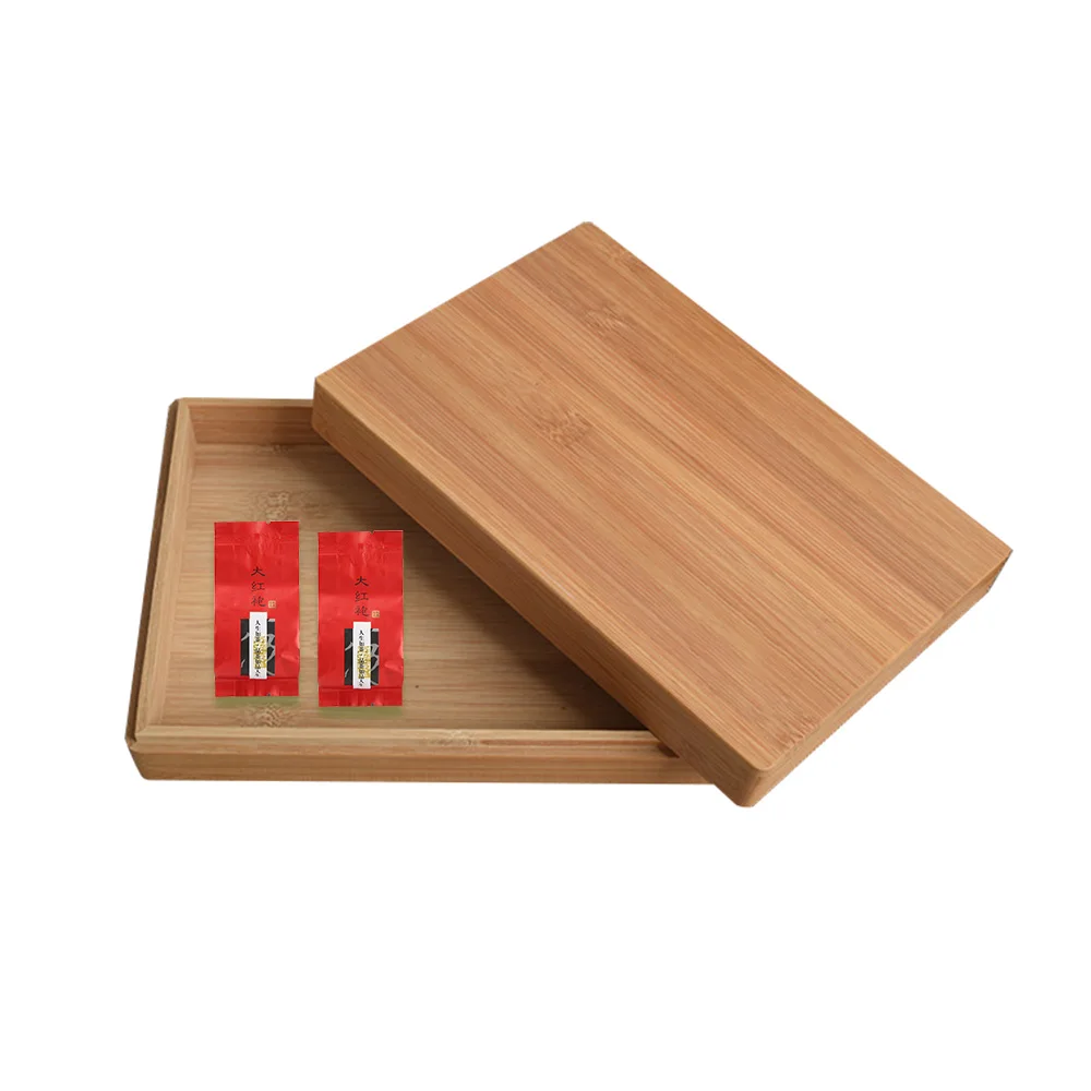 Hot selling custom natural solid wooden tea storaging gift box