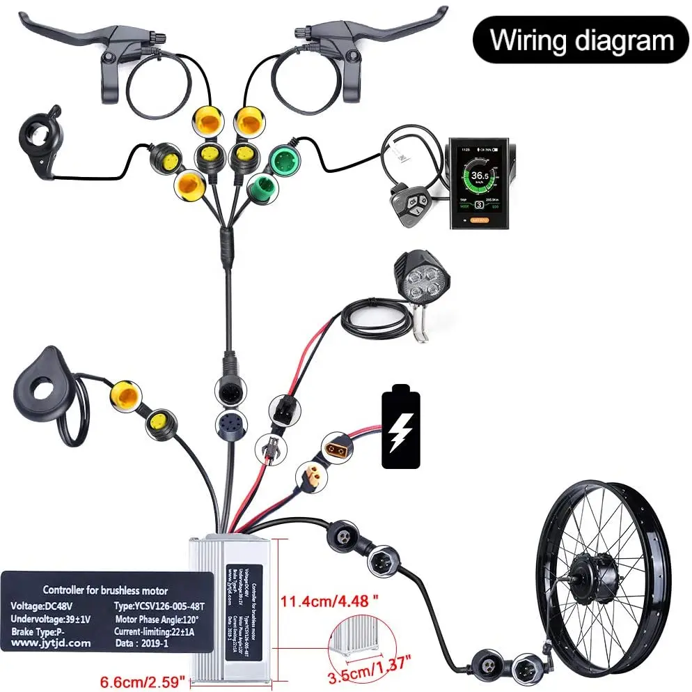 Bafang 48V 750W Ebike Conversion Kit for Snow Fat Bikes