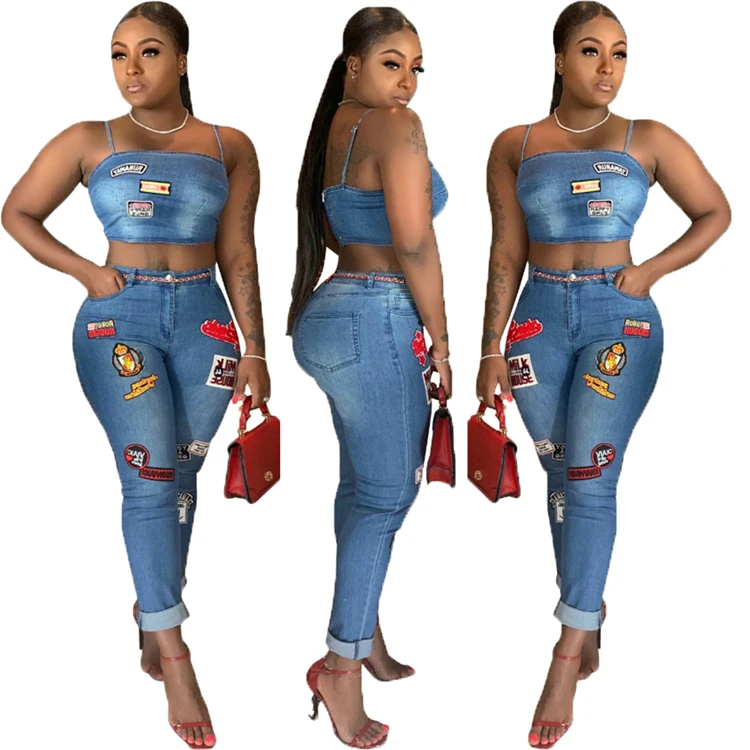 Clothes Vendor for polka dot cover up and pencil pants two pieces set women clothing