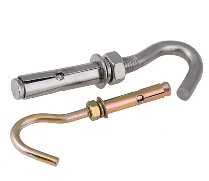 Ring Hook Zinc Plated Stainless Steel Concrete Sleeve J Type Anchor