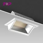 Top made white black adjustable recessed SMD led downlight indoor high power 45w 60w IP44 down light fixture