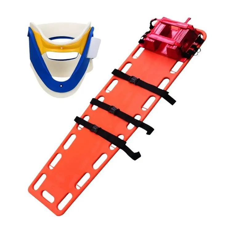 Portable Emergency Steel & Metal Furniture ABS Water Floating Stretcher Foldable Rescue Board for Wounded Patients Hospital Use