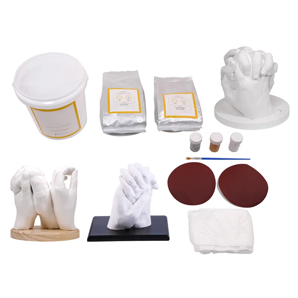 Baby Casting Kit 3d Plaster Infant Handprints And Footprints Keepsakes