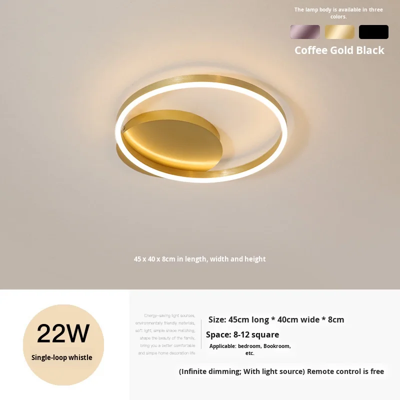 product modern nordic minimalist led ceiling light for home living room and master bedroom simple elegant circle design-0