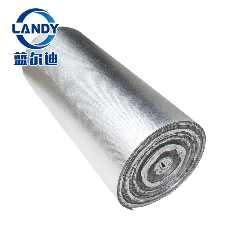 Adhesive Glue Back 5mm 6.5mm Closed Cell Aluminum Foil Xpe Foam Heat