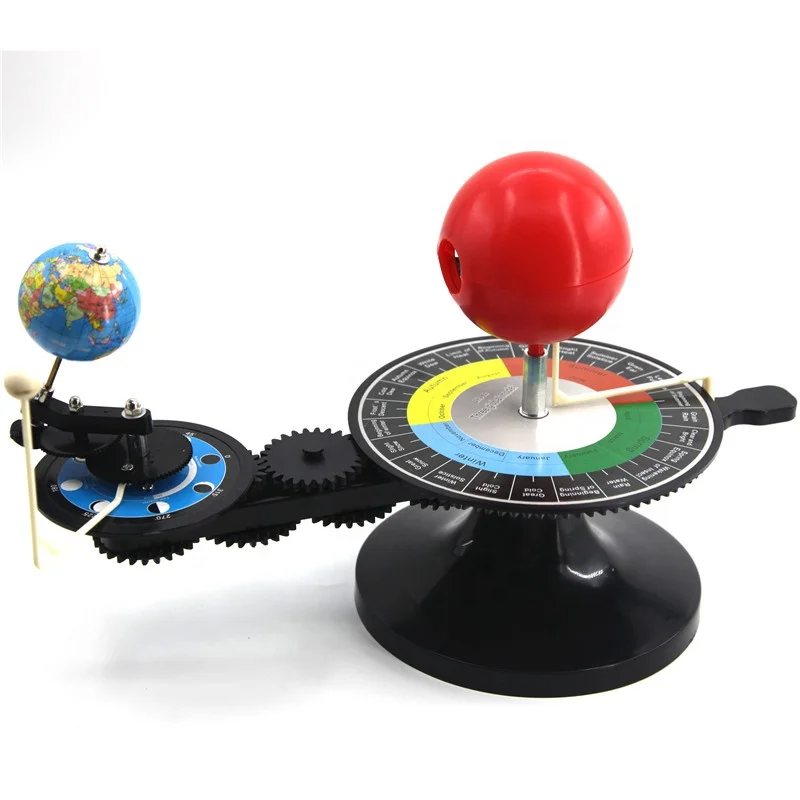 
High quality sun moon earth model manually for educational equipment three globe model 