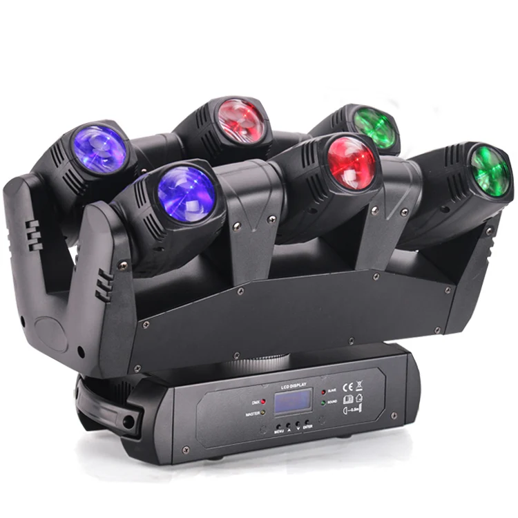 Factory produces professional DJ equipment light 6pcs 10W RGBW 4in1 led moving head equipment dj