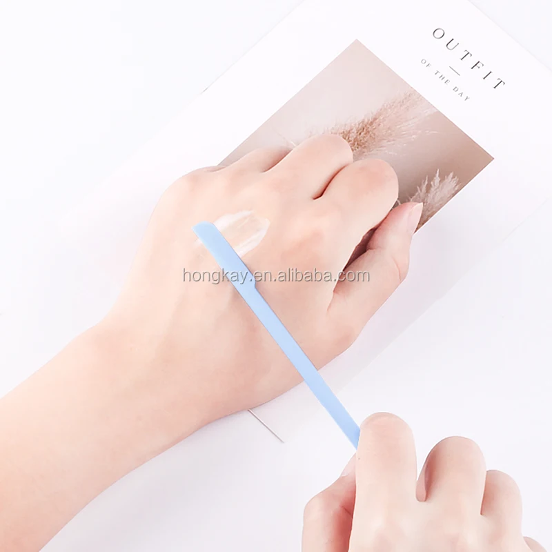 New Design Skincare Small Rubber Spatula Silicone Beauty Mini Cosmetic