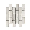 Online Shopping Sales Grey Wood Vein 3D Strip Marble Mosaic Tile Natural Stone Mosaics