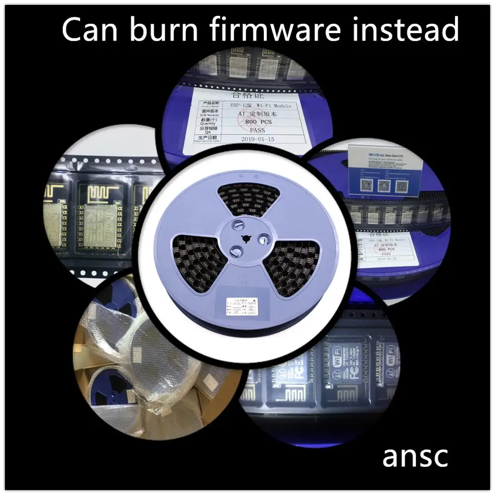 Can be burned ESP8266 uart ESP-01 ESP-01S ESP-01M ESP-01F ESP-07 ESP-07S ESP-12 ESP-12E ESP-12F ESP-12S Wireless WIFI  Module