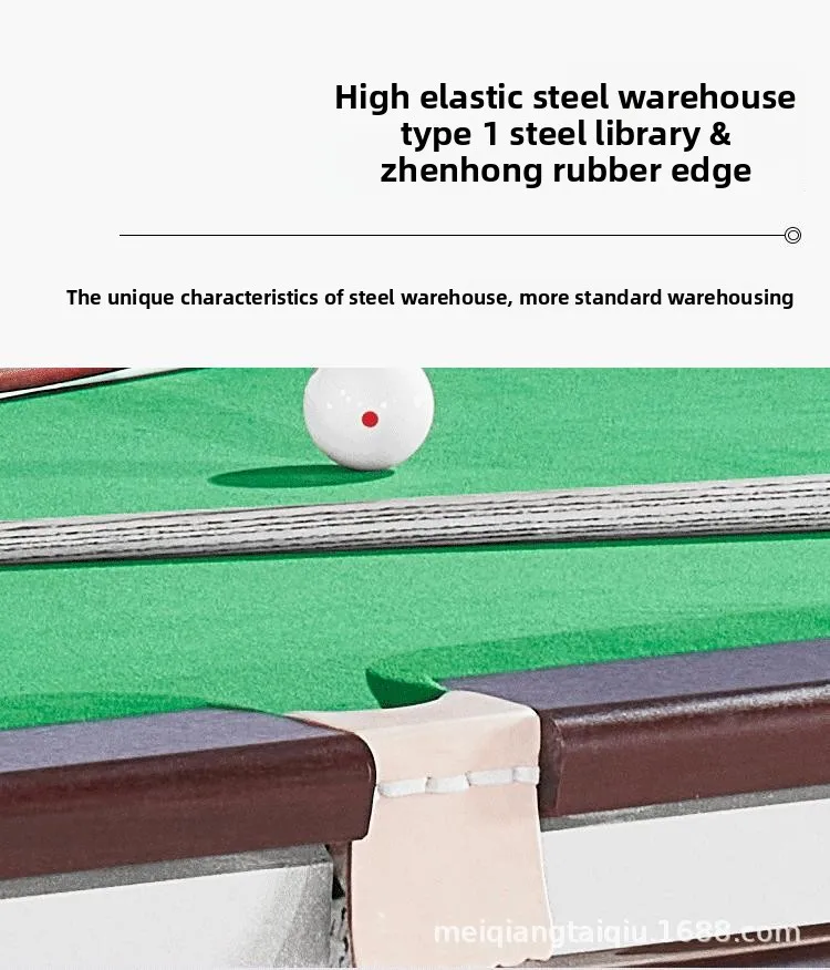 Commercial Household Solid Wood Bluestone American Billiard Table Ball Return Track Crystal Snooker Billiard Tables