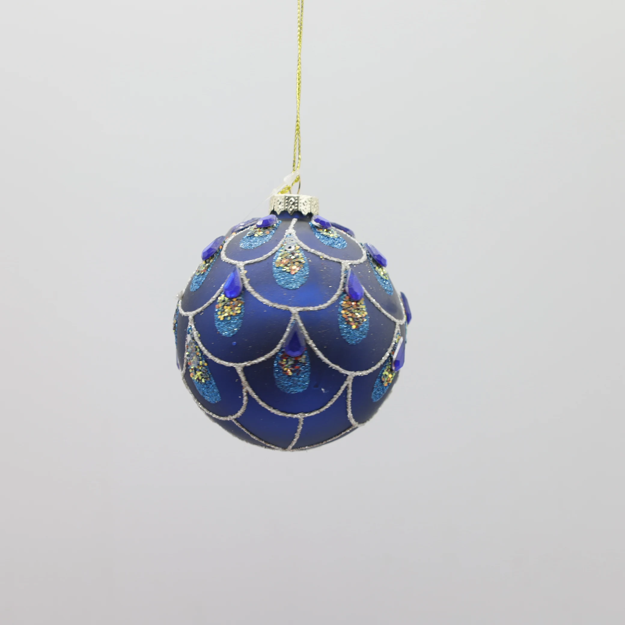 Europe Hot 10cm Hand-painted Christmas Ball Glass Decoration 8cm ...