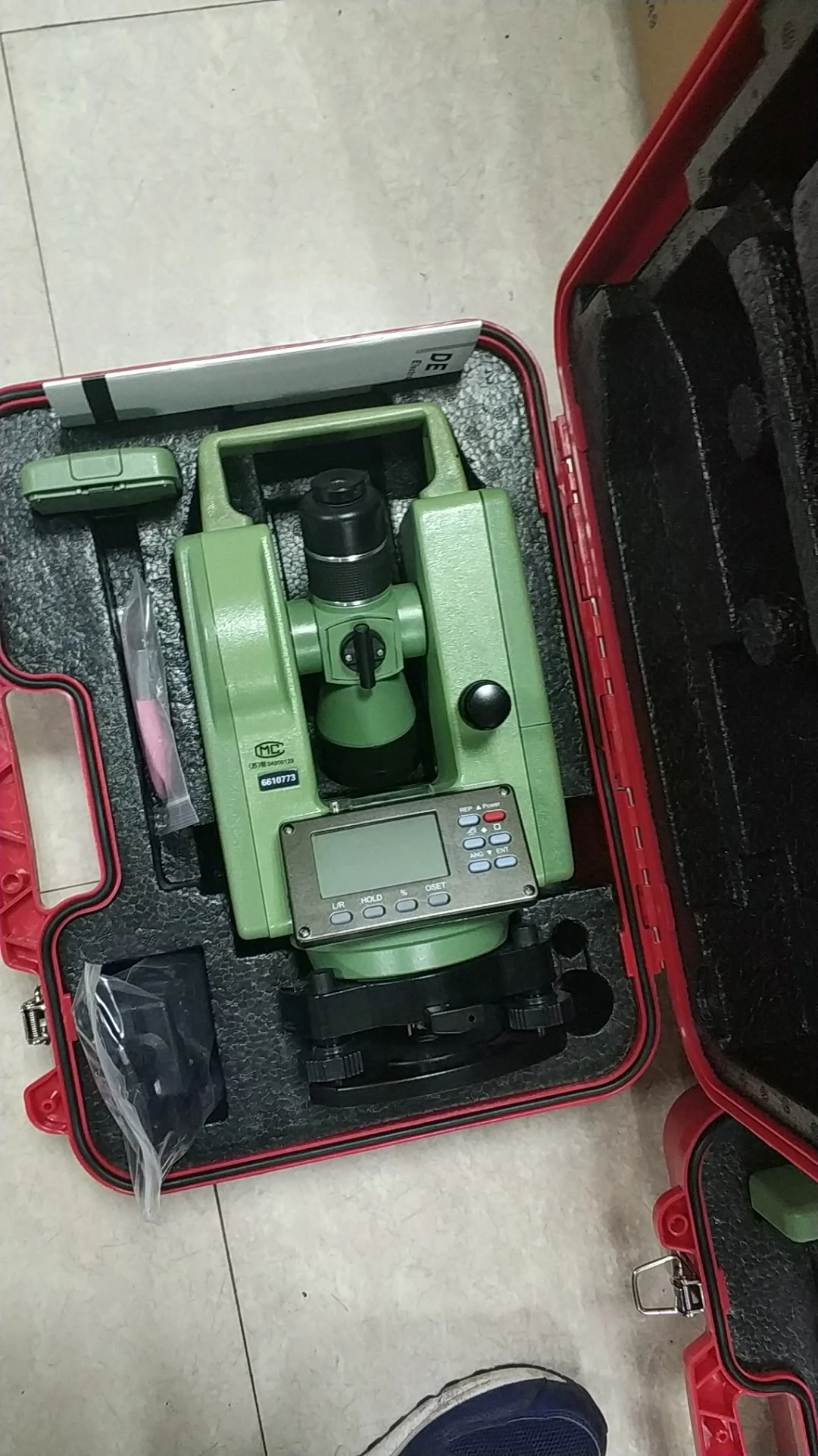 High Quality Geographic Equipment Electronic Laser Theodolite for Surveying