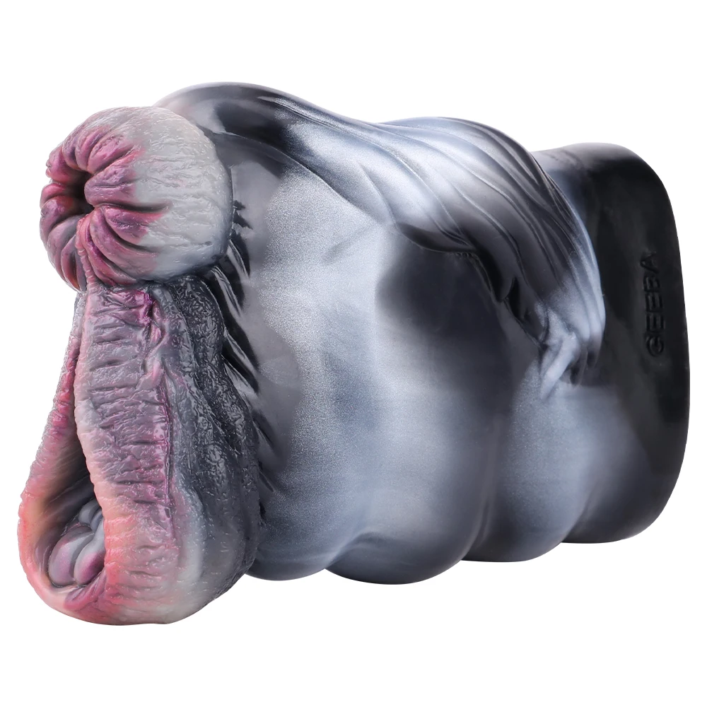 GEEBA New Dual Hole Animal Horse Masturbation Cup Soft Silicone Male Masturbator Realistic Vagina Prostate Massage Pussy Sex Toy GEEBA New Dual Hole Animal Horse Masturbation Cup Soft Silicone Male Masturbator Realistic Vagina Prostate Massage Pussy Sex Toy