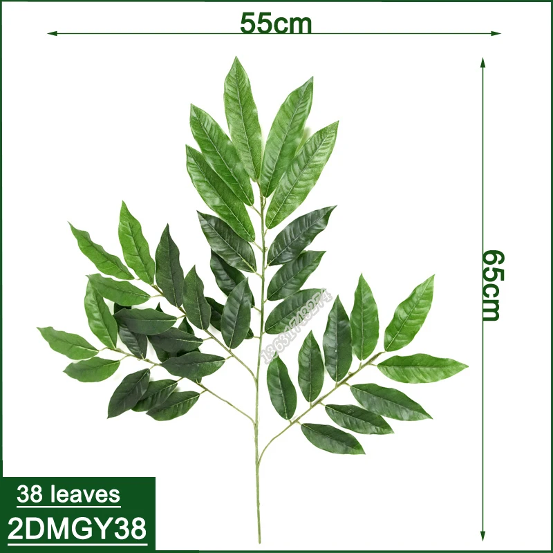 Hot Sale Factory Price Real Touch Leaves Green Plant Artificial Mango