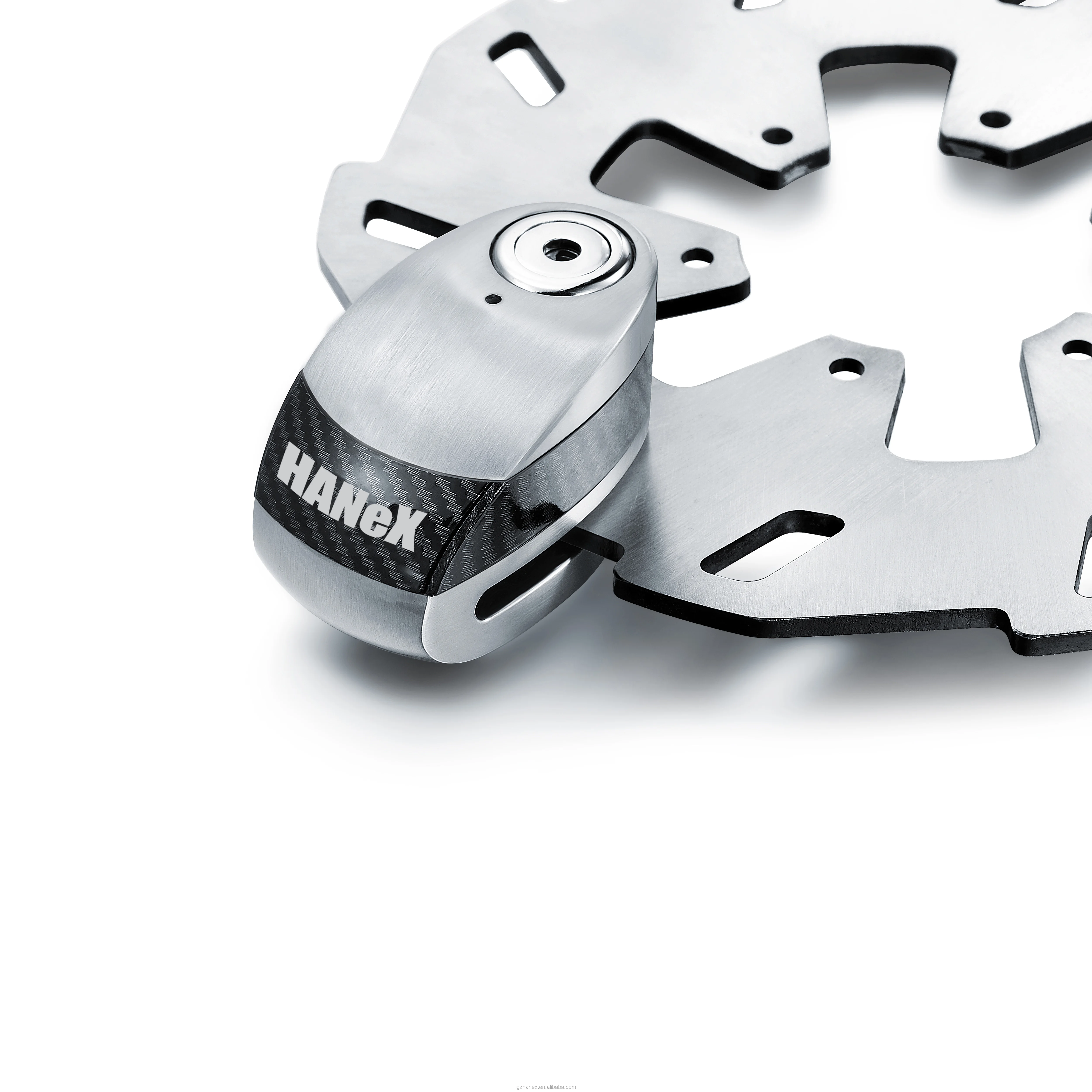 Alarmed Motorbike Brake Alarm Disc Lock 6mm Pin 557g With 120db Alarm