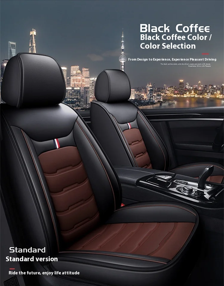 Leather Car Seat Cover Four Seasons Universal Wash-Free Cushion Easy-to-Care Seat Accessory manufacture