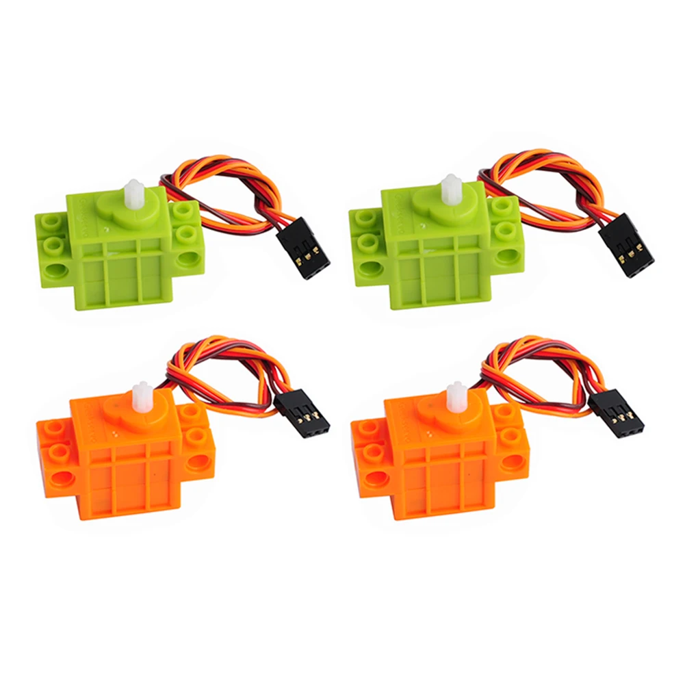 4pcs Geekservo 360 Degree Continuous Rotation Programmable Servo With