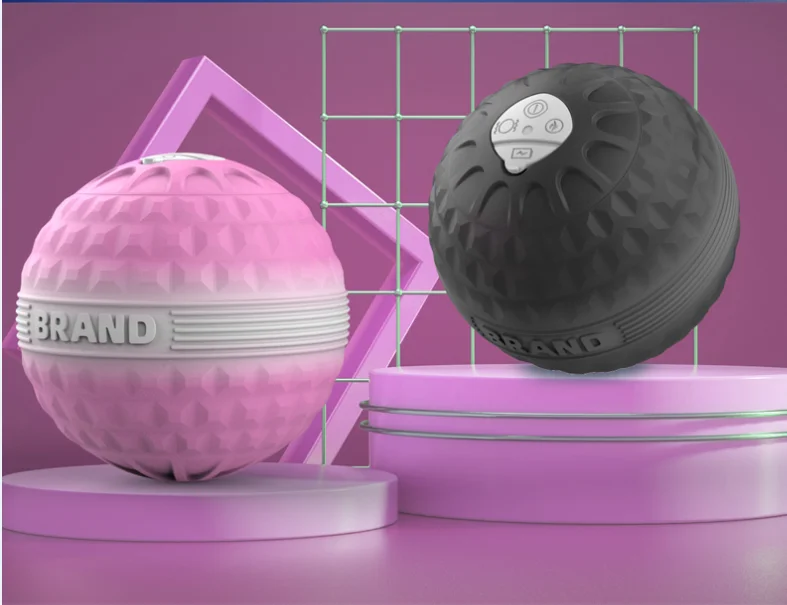 Massager Ball Heated Exercise Electric Silicone Back Foot Hand