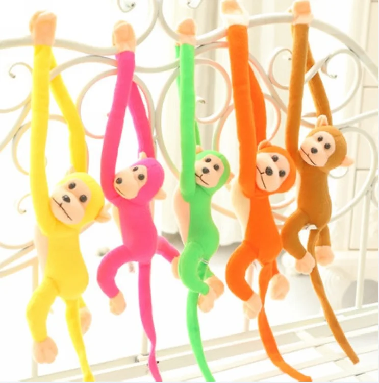 Bendable Long Arms Hanging Stuffed Animal Monkey Plush Toys - Buy Plush ...