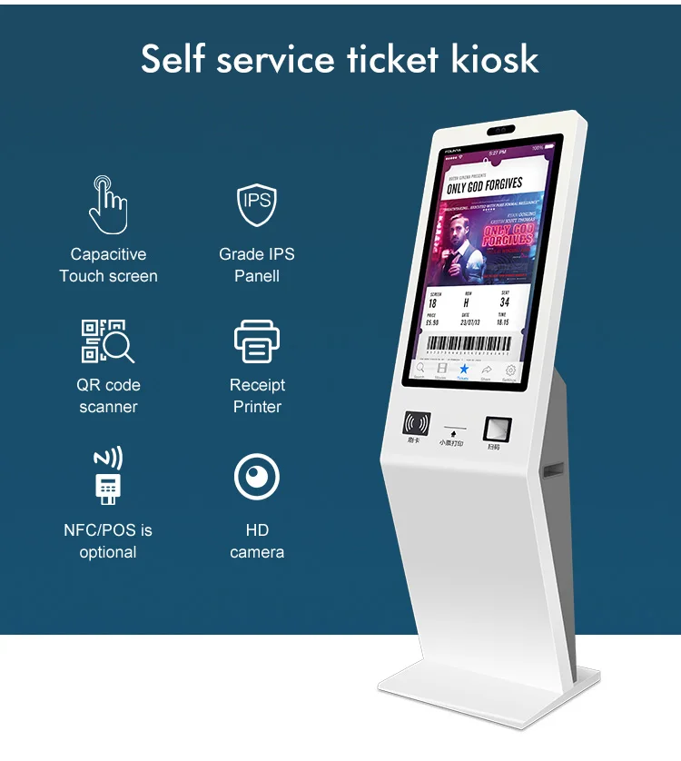 Visitor Registration Kiosk Visiting Queuing Inquiry Machine Ticket