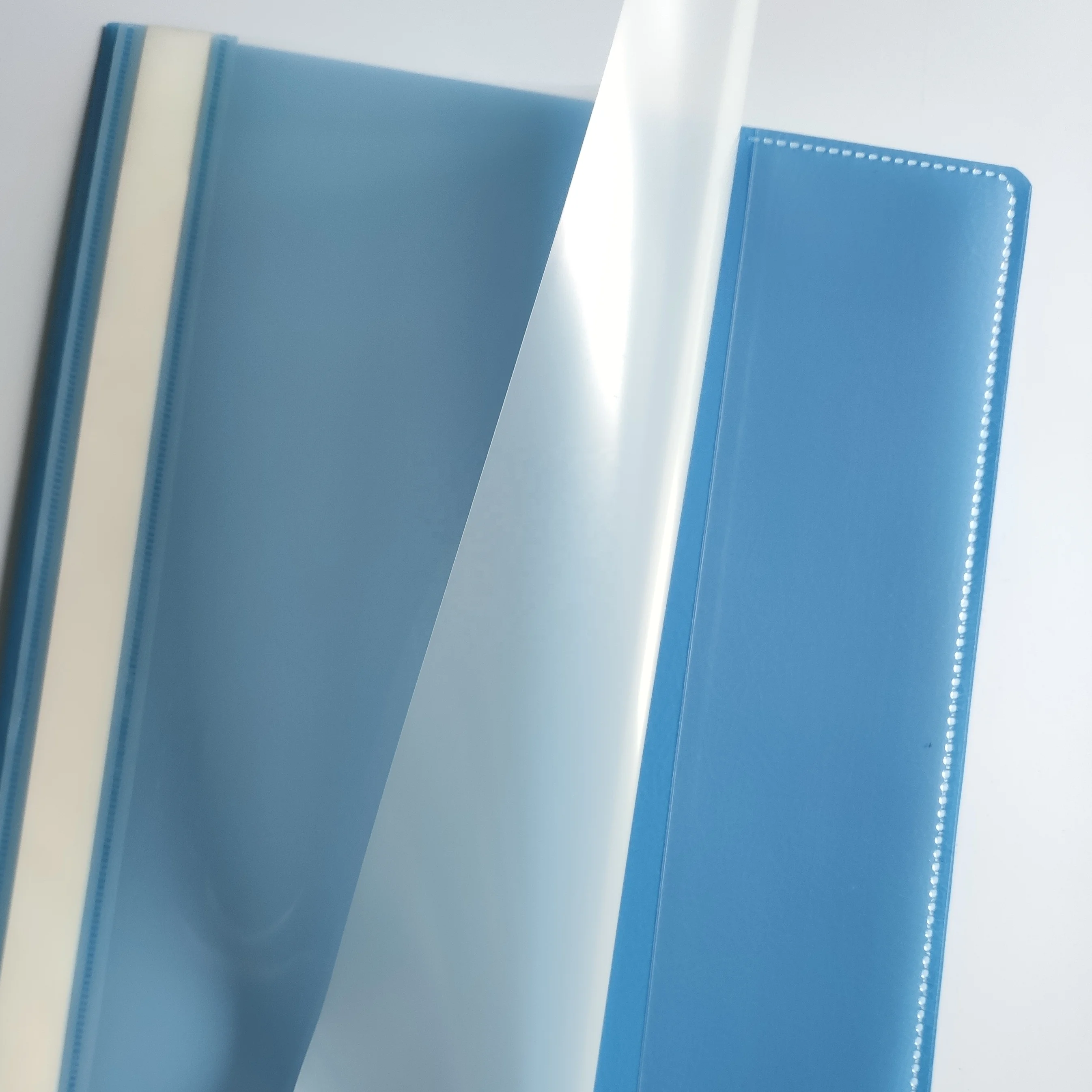 
File Folder Plastic pp A4 Size Customized document bag binder report folder with fastener School Office Hospital Stationery 