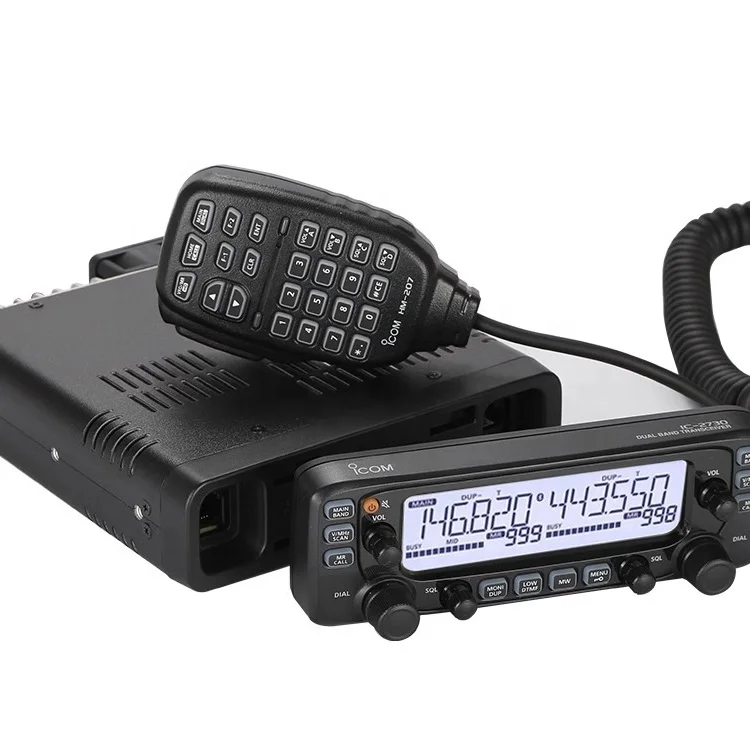 Icom IC-2730E/A VHF/UHF 50W Dual Display Transceiver - 50km Range