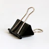 Hot sale office supplies stationery black metal folder binder paper clips with different sizes