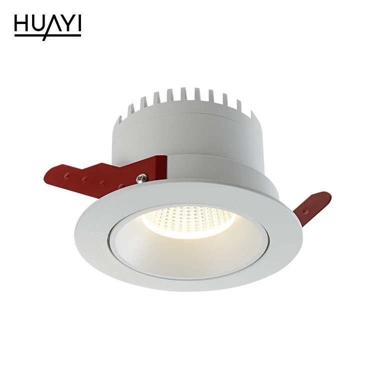 HUYAI Hot seeling cheap price aluminum 7w 12w 18w indoor recessed mounted led spot light