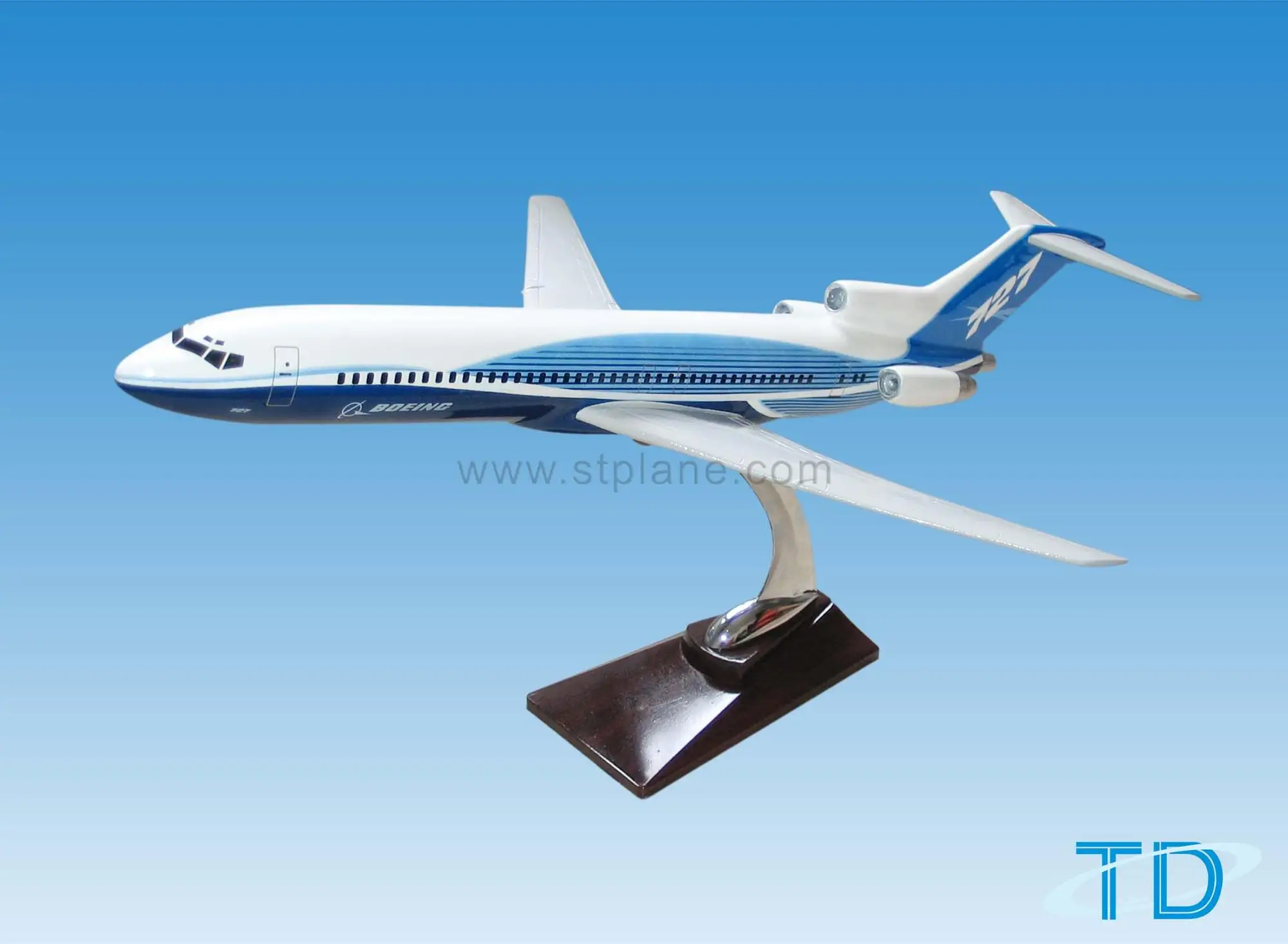 注目ショップ・ブランドのギフト 47cm 1:100 B727-200 Model Boeing - Gift Corporate Perfect 航空機・ヘリコプター