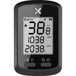 GPS Bike Computer Waterproof Wireless Odometer Rechargeable Bicycle Computer Tracker with LCD Backlight Display