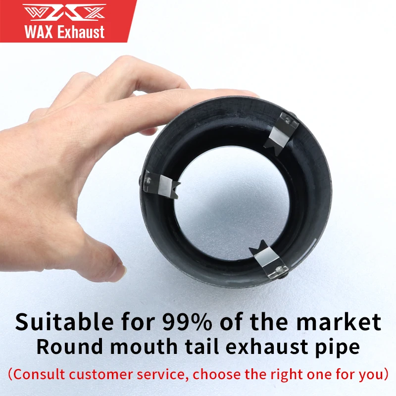 Snap installation easy installation Carbon fiber Exhaust pipe tip for Akrapovic for BMW M Series AUDI Q Series RS Series