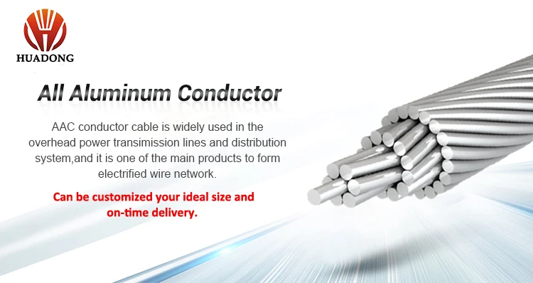 Factory Price AAC Conductor Aluminum Cable For Hot Sale