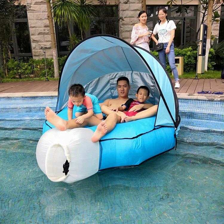 Amazon Top Seller Canopy Double Camping Sleeping Bag Pod Inflatable Air Lounger Sofa with Tent .jpg