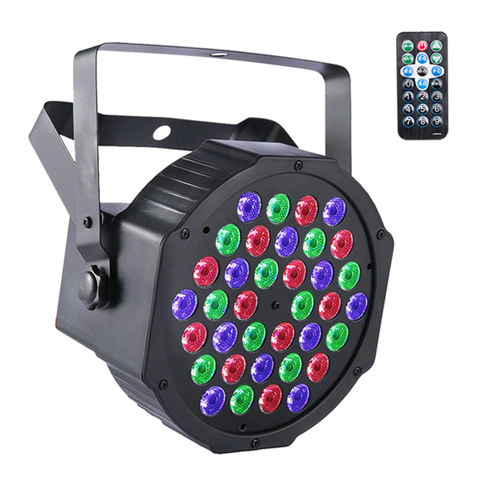 U`King 36*2W RGB DJ Disco Lighting with 7 Modes Uplights LED Par Light Stage Lights