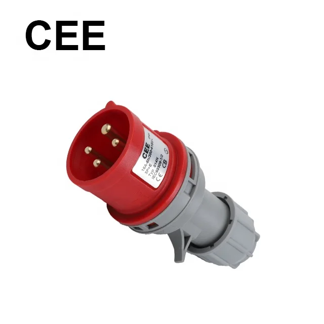 Cee 32a 380415v Iec603091/2 Ip44 4 Pin 3p+e Industrial Electrical