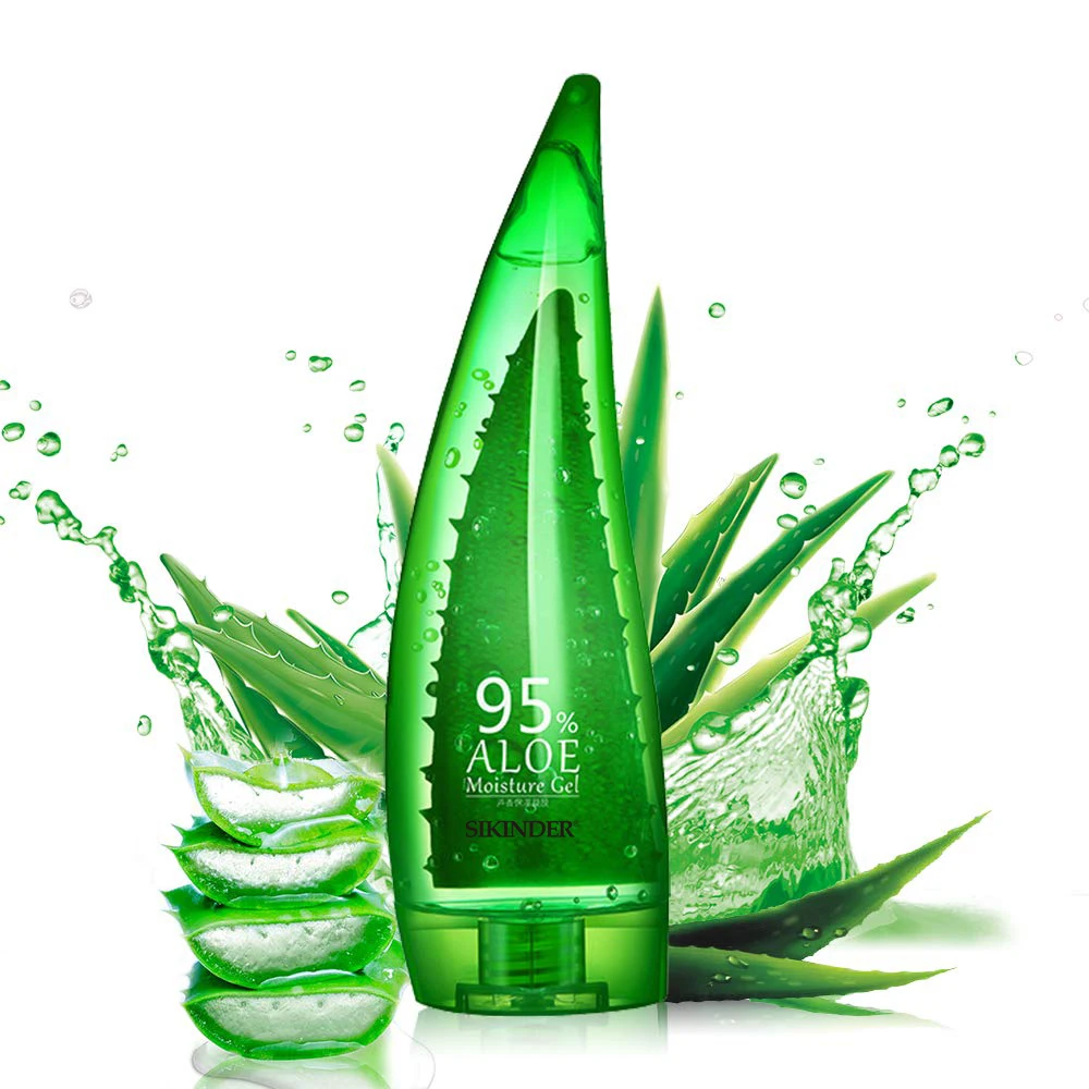 oem odm aloe gel pure nature aloe smoothing gel for face after