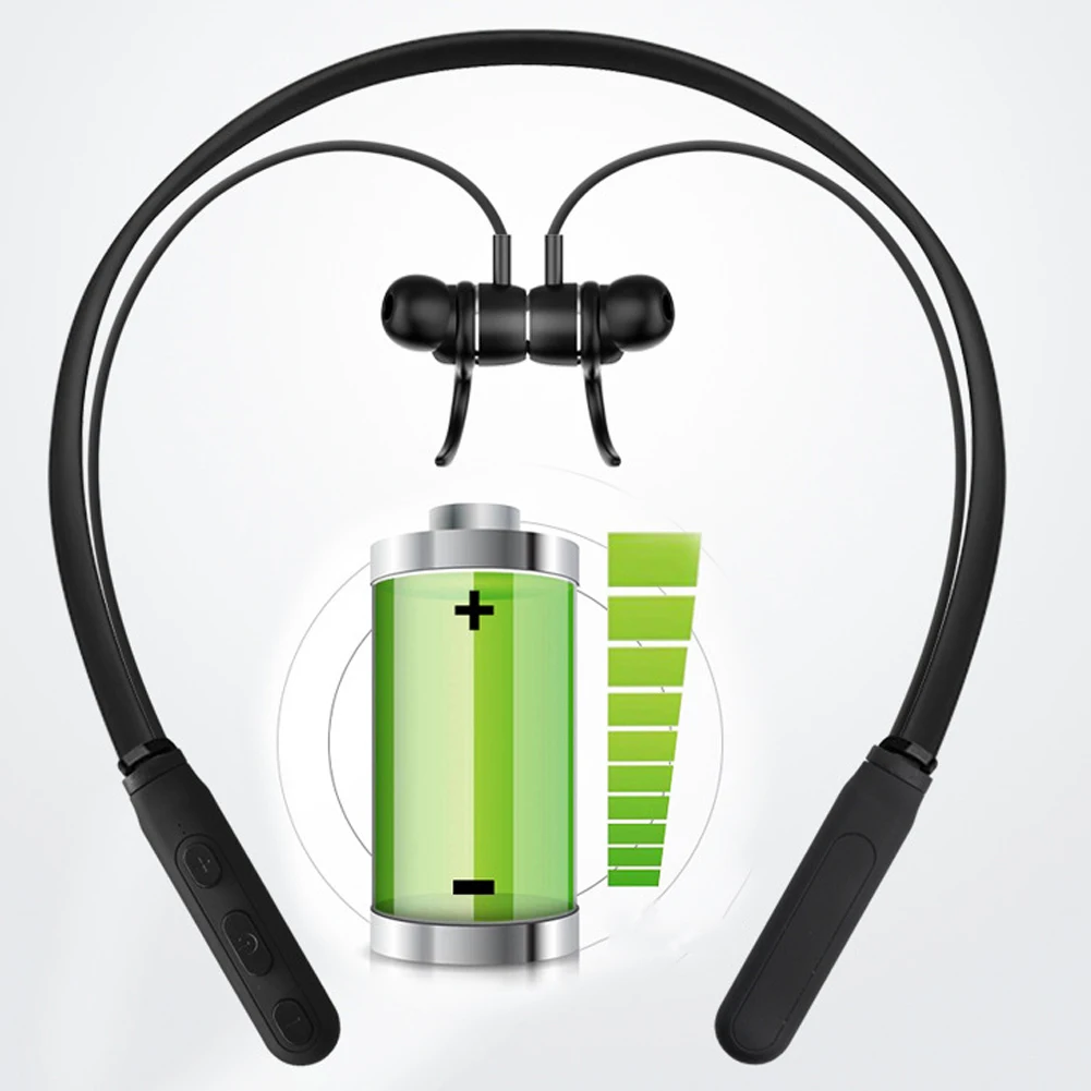 趋势无线蓝牙耳机,ipx4防水蓝牙耳机,带磁性连接运动耳塞,用于跑步