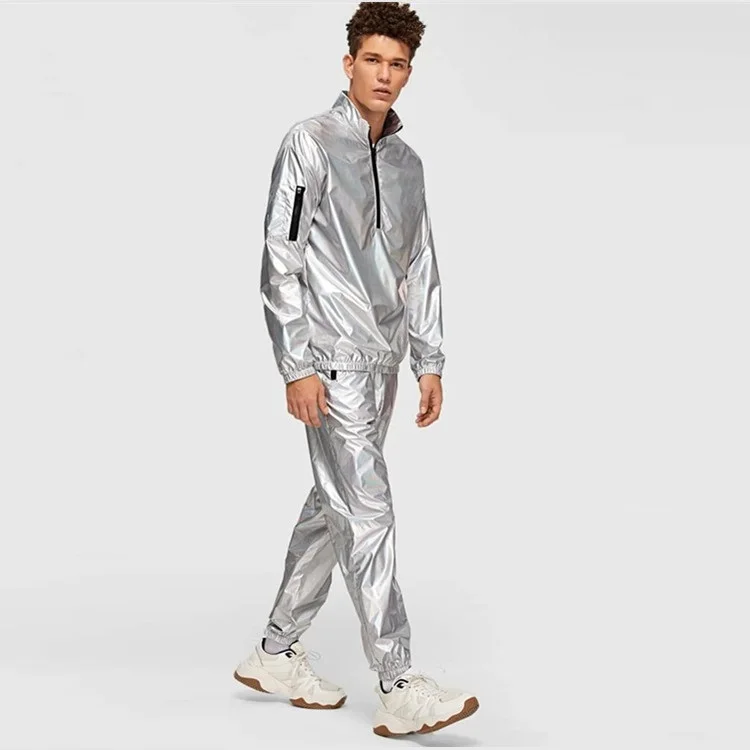 mens glitter tracksuit